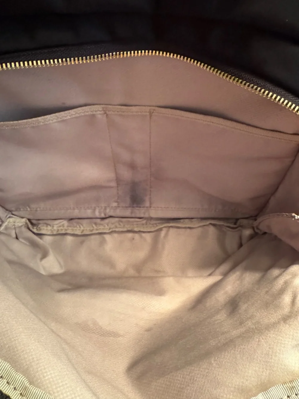 TUMI Voyageur Calais Black Nylon Backpack – Gold Hardware – EUC